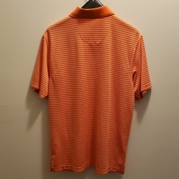 PGA Tour Orange Moisture Wicking Polo Shirt - Picture 4 of 4